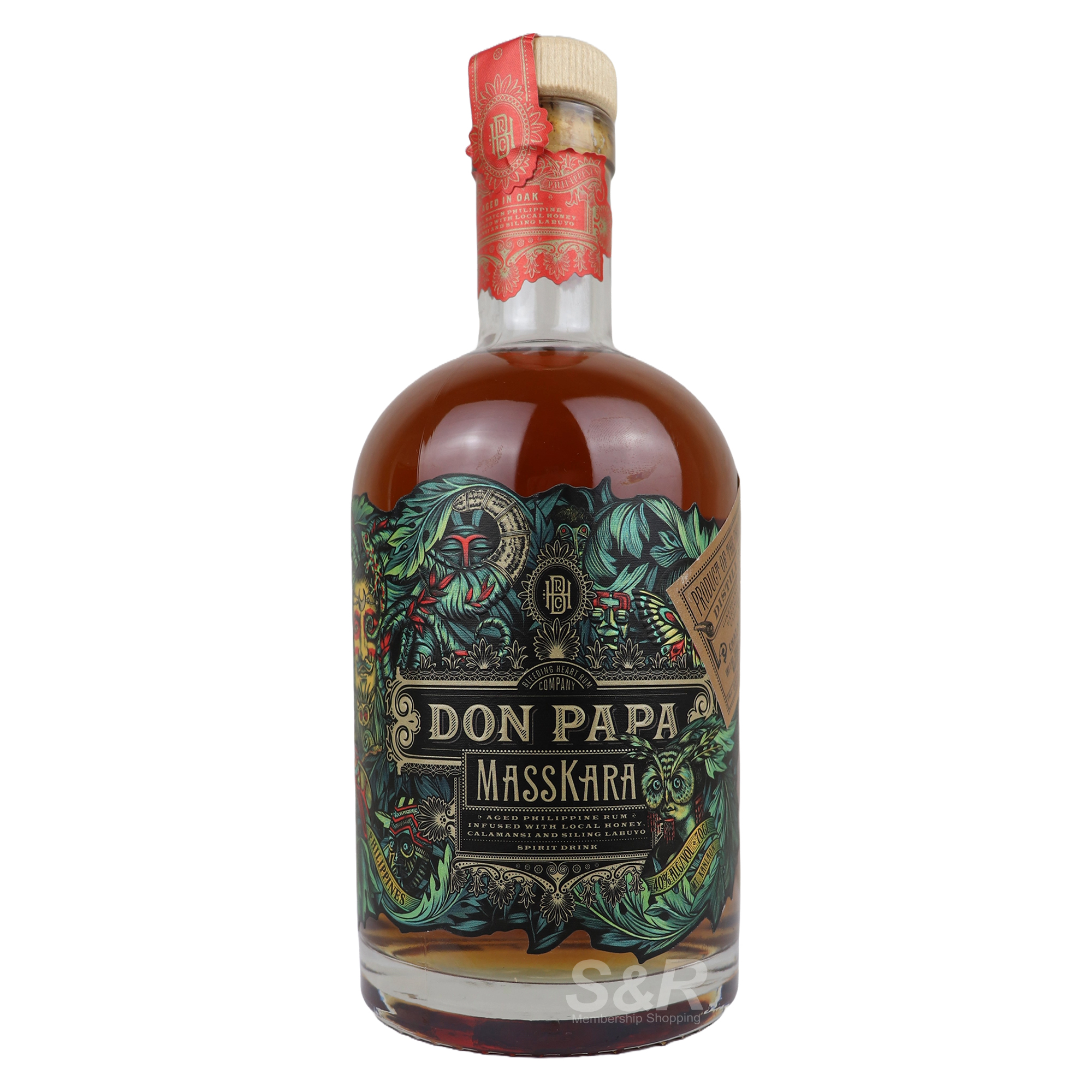 Don Papa Masskara Rum 700mL Don Papa Masskara Rum 700mL